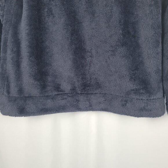 Talbots Blue Dream Fleece Sherpa Funnel Neck Pullover Women's Size Medium - Picture 4 of 10